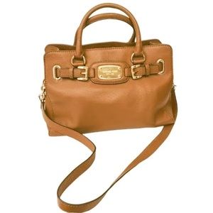 Michael Kors Hamilton East West Leather Satchel